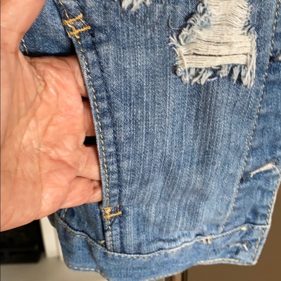 Butter Super Soft Distressed Denim Vest - Picture 6 of 8